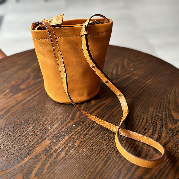 Johnature Повседневная женская мини-сумка, простые однотонные универсальные сумки из натуральной кожи, маленькие сумки-ведра на плечо и через плечо