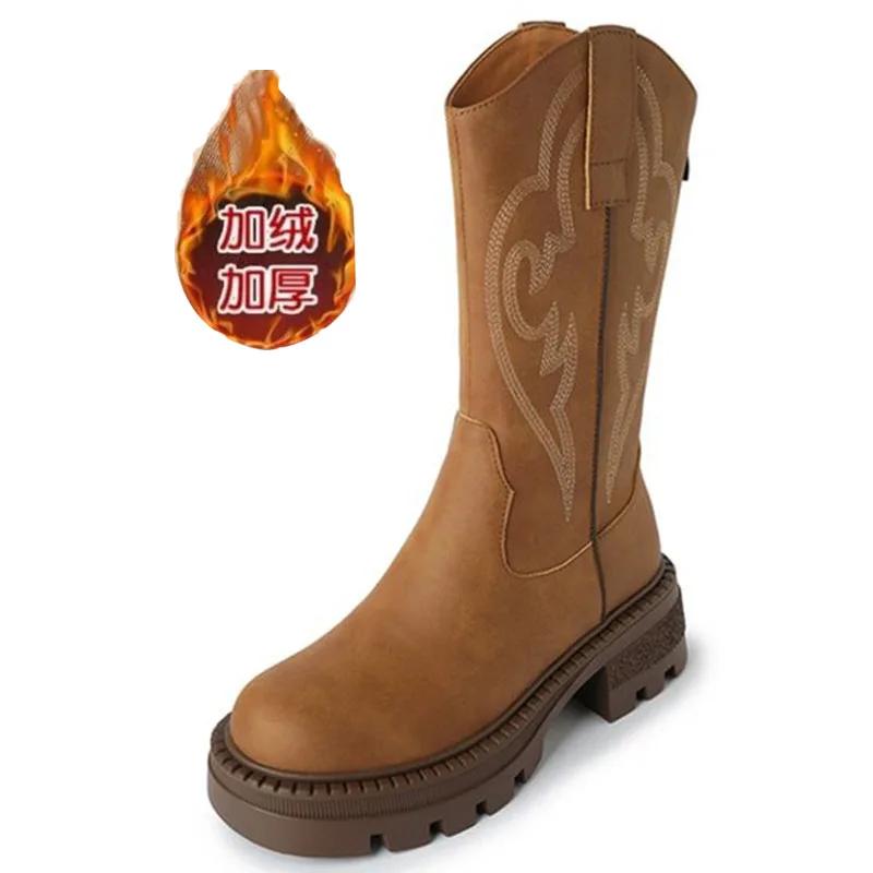 Модные женские туфли на плоской подошве средней длины тонкие стили ботинки челси зимние мягкие ботинки 2024 весна осень готические ботинки удобные для ходьбы Zapatos Mujer