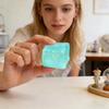 Ice Cube Squeeze Toy with Glitter Slow-Rising Water Cube TPR Fidget Toy for Stress Relief Portable Decompression Gadget for Kids