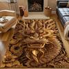New To The Mysterious Dragon Totem Printed Carpet! Anti-slip Sound Insulation, Living Room Bedroom Entrance Door Mat Sofa Rugs