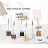 Retro Wooden Minimalist Memo & Photo Alligator Clip - 12 Styles Available