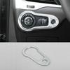 For 2014- Jeep Cherokee ABS Chrome Interior Car Headlight Adjust Cover Trim