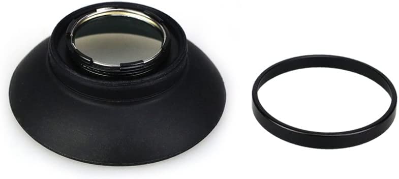JJC Camera Extended Compatible with and Compatible Viewfinder Protector Set Eyecup, Eyepiece, D850, D5, Df, D810A, D810, D800E, D800, D500, D4, D4S,