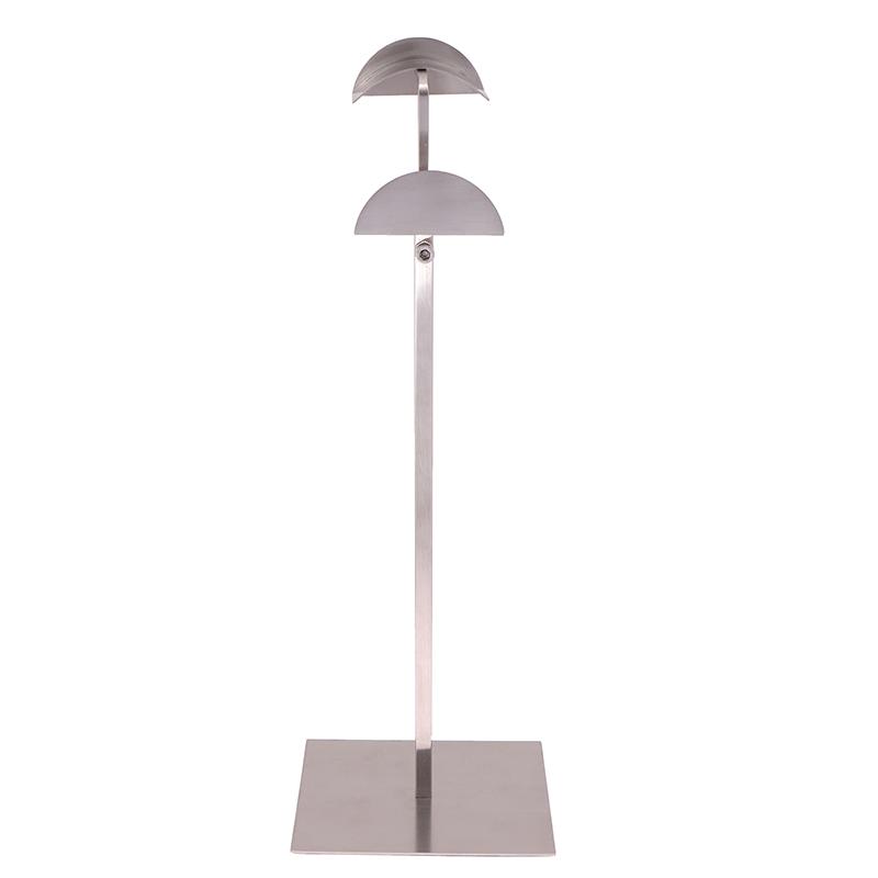 Регулируемая полированная серебряная двусторонняя подвесная сумка, подставка для сумочки, кошельки, держатель для сумки, стойка-органайзер, подставка