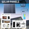 Portable Solar Charging Kit with 20W Fast Charge & 12V Built-in Battery, Emergency Backup Power Supply for Outdoor Camping