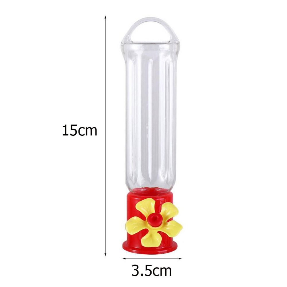 Plastic Hummingbird Feeders Transparent Hanging Bird Feeders Bird Feeding Bottle Garden