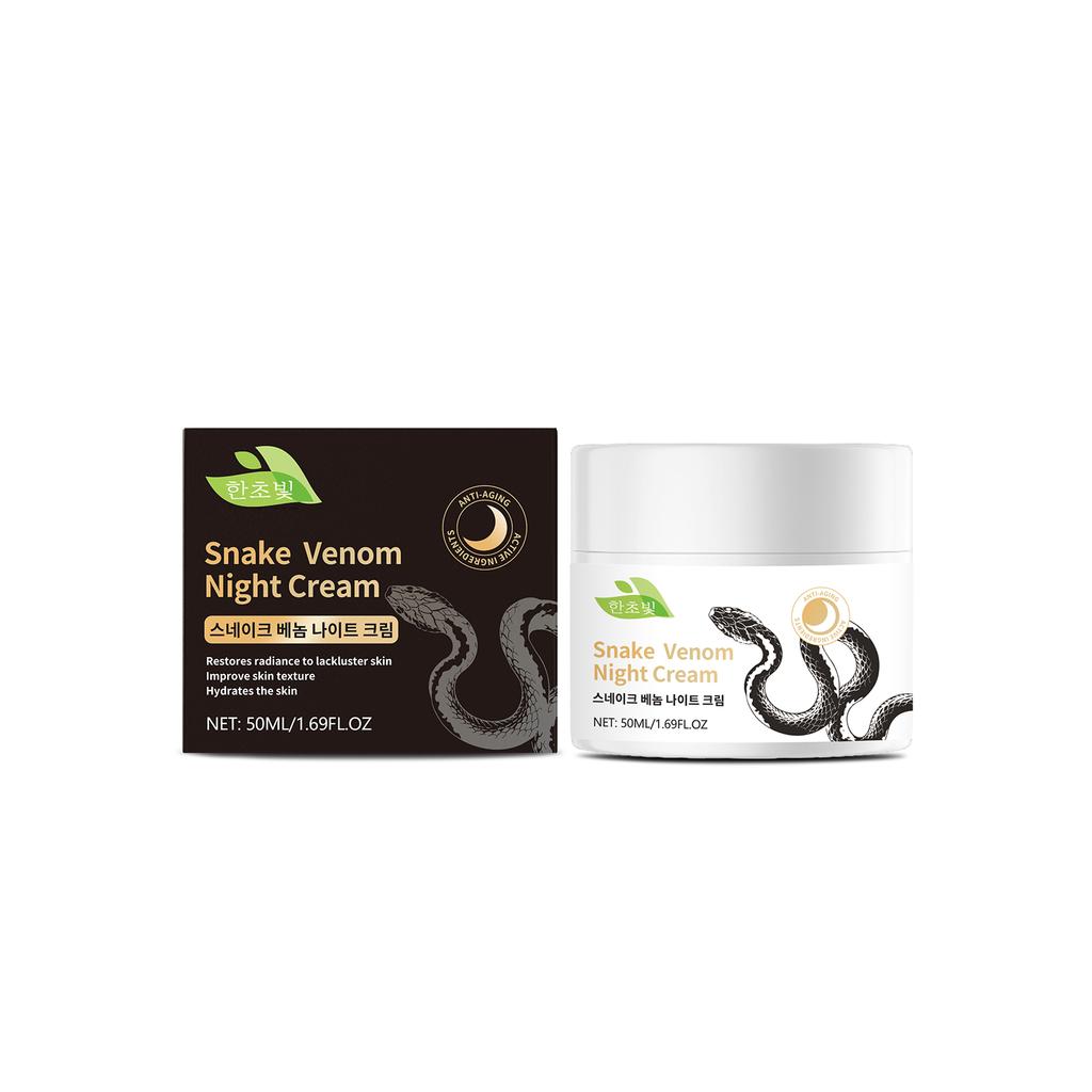 Snake Night Cream Daily Facial Care Deep Nourishing Facial Skin Delicate And Smooth