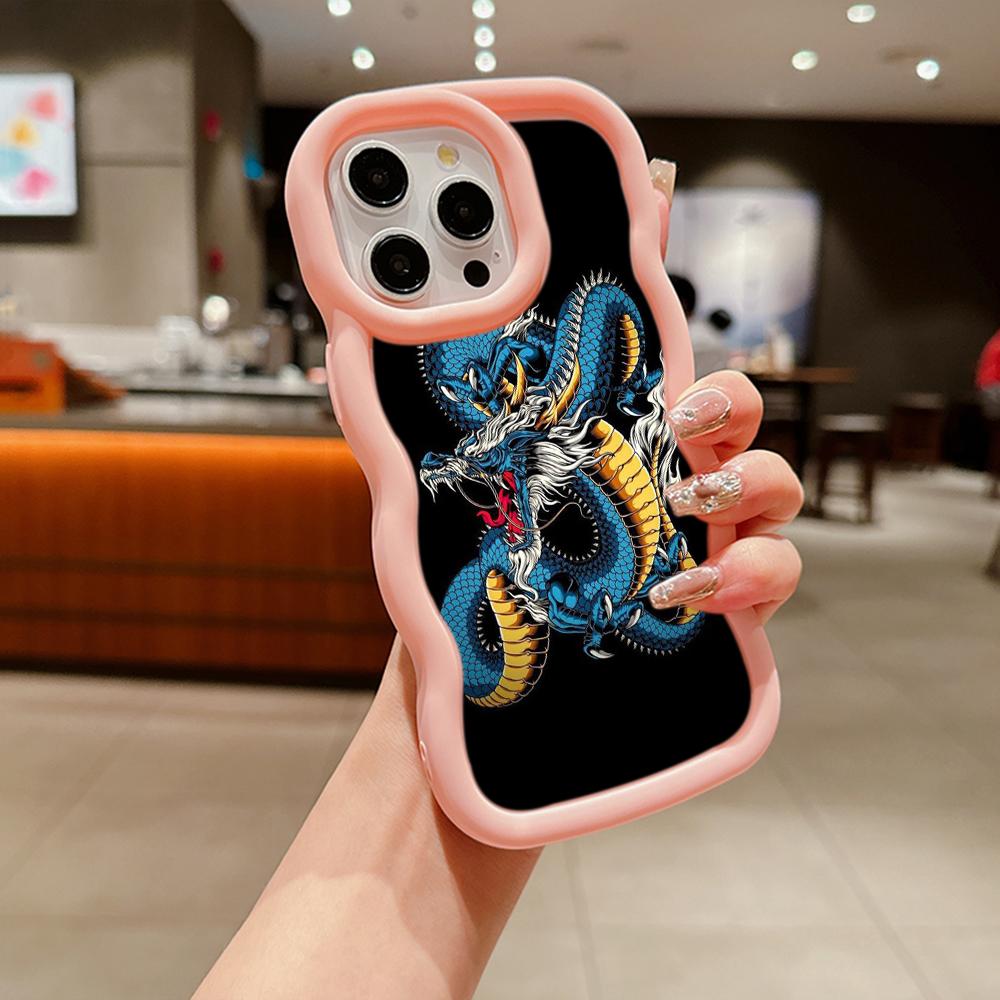 Ae77 Dragon Design Art Защитные чехлы для телефонов для iPhone 14 13 Pro Max 11 12 15 Plus XR Infinix Hot 40i Smart8 Tecno Big Wave Задняя крышка из ТПУ