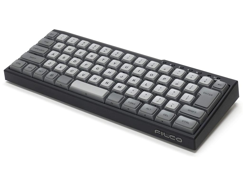 Diatech FILCO Majestouch Convertible со съемником для клавиш с проволокой Японская раскладка Бесшумные переключатели Матовый черный MINILA-R (розовый) FFBTR66MPS/NMB-AKP