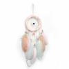 Hanging Drop Feathers Dream Catcher Creative Weaving Feather Wind Chime with Light Romantic Home Pendant Gift Girl Couple Gift