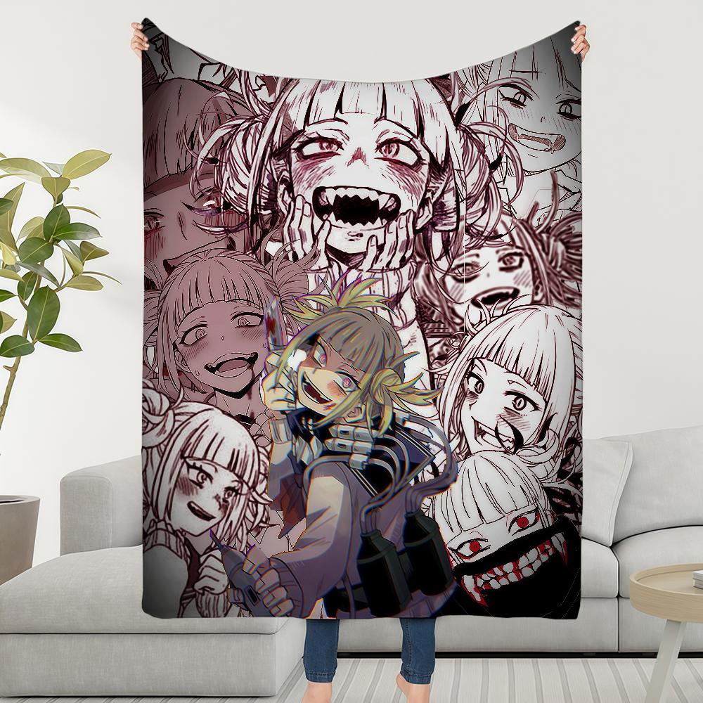 Himiko Blanket My Throw Super Cosy Plush Living Room A-AcademiaS-ES H-HeroS-ES Sofa Couch Toga Childish Birthday Gifts