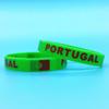 2 шт., спортивный силиконовый браслет с флагом Португалии, резиновый браслет с принтом в стиле кантри, мужской и женский ремешок на запястье, браслет-манжета, аксессуары, подарки