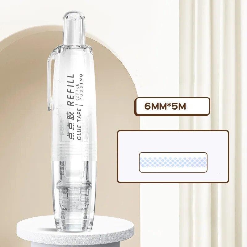 Scrapbook Glue Simplicity Correction Tape Style Glue Mini Portable Eraserable Glue Paste Non-sticky Memo Pad Studnet Supplies