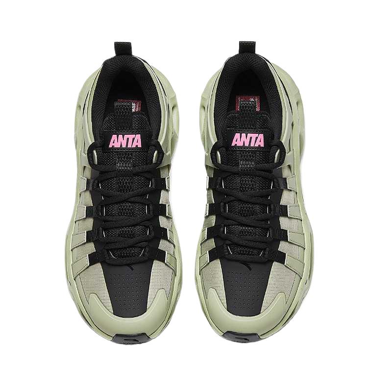 Anta Light Trace Уличные Кроссовки Мужские Удобные Дышащие Поддерживающие Низкие Повседневные Кроссовки 112618802-5