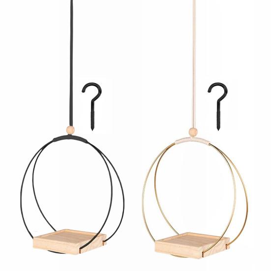 Вешалка для растений с гладкими краями, декоративная широко используемая привлекательная подвесная подставка для растений, стеллаж для хранения цветочного горшка, бытовые принадлежности