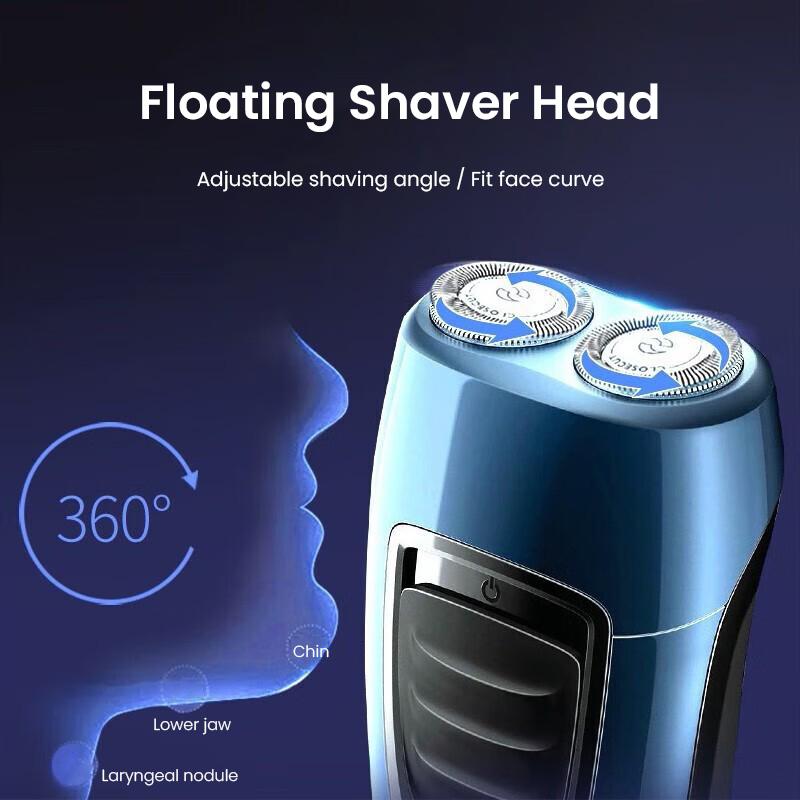 Philips Электробритва PQ190 Электробритва PQ190 Портативная бритва с двойной головкой и перезаряжаемым импортным лезвием для мужских путешествий