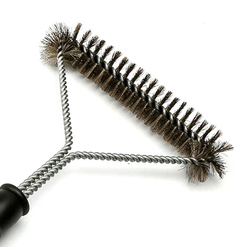 Щетка-скребок для гриля для чистки гриля, Щетка для чистки гриля, Стальная щетка для барбекю