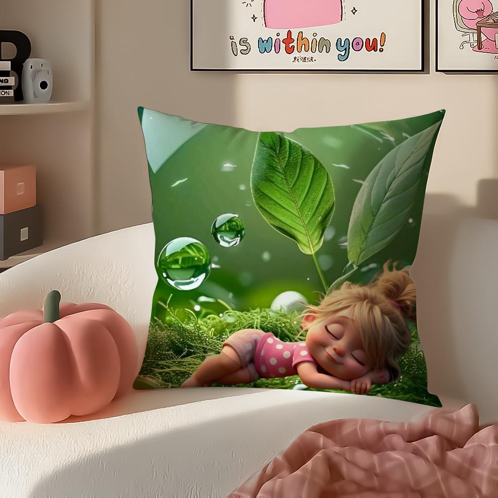 Irish Traditional Holiday Art St Patricks Day Cushion Cover Pillowcase Short Plush Invisible zipper Room Sofa Cushion Cover