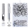 1 Set Eyelet Button Easy To Use Hole Punching Kit for Waterproof Tarpaulins Curtains Awnings Shoes Bags