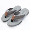Summer Casual Trend Men's Rubber Thick-soled Herringbone Beach Slippers