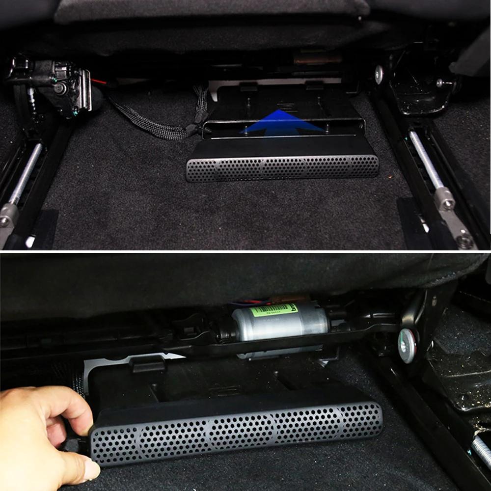 Для Peugeot 5008 MK2 2016-2020 Под сиденьем Пол Задний обогреватель кондиционера Воздуховод Вентиляционная решетка Крышка Выходная решетка Отделка