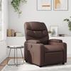 VidaXL Recliner, Relaxation Chair with Cup Holders, Seat with Backrest and Armrests Living Room, 372467