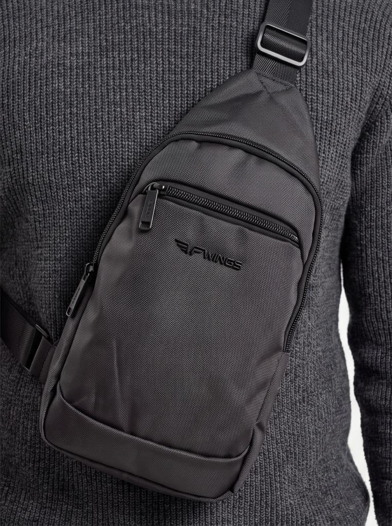 Brant Wings Black Crossbody Backpack