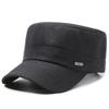 Men's Hat Spring Autumn Middle-Aged and Elderly Flat Hat Sunshade Baseball Cap Outdoor Military Cap