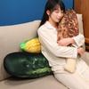 Креативная плюшевая подушка в виде кукурузы и овощей: Куклы-огурцы, грибы и бамию для комфортного сна девочек и в качестве подарка.