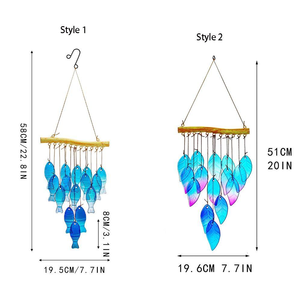 Подвеска-ловец солнца, креативная коллекция света, декор для дома, колокольчик ветра в форме рыбки, для улицы