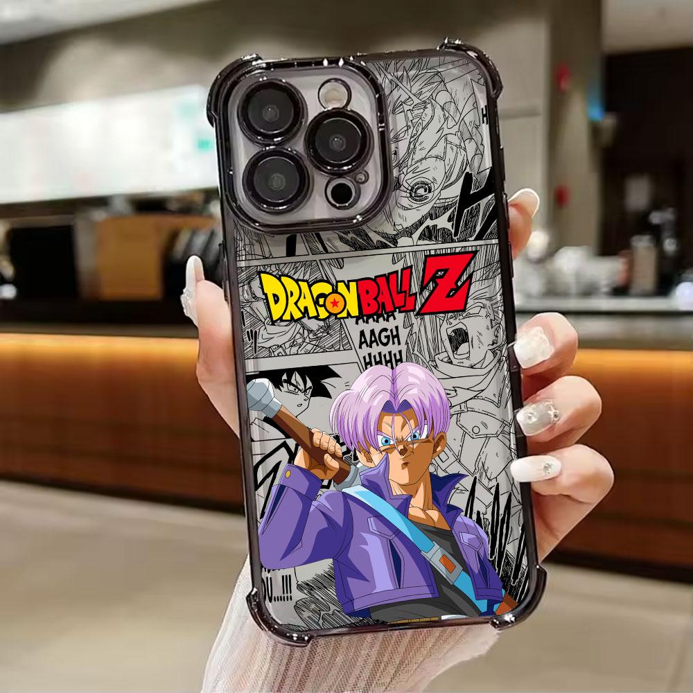 Dragons Balls Z Trunks Brief Phone Case for iPhone 11 13 15 16 17 Pro Max 14 Plus 17Air 16E 13 Pro 12 Mini 11 17Pro Clear Cover