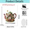 Holiday Decoration High Quality Teapot Ornament Christmas Ornament Portable Acrylic Ornament For Office Office Decoration Family