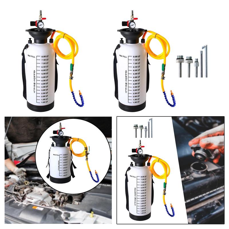 Oil Transfer Pump Pneumatic Fluid Extractor 8L Refill System for Vehicle Engine Oil and Gear Oil Change