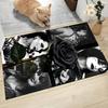 Dark Beauty Collage Carpet Rug Soft Washable Anti Slip Home Living Room Sofa Mats Personalized Christmas Rug