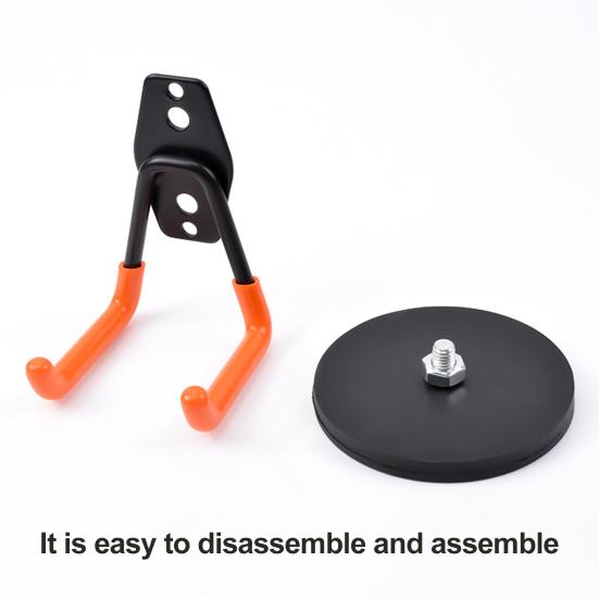 Сверхпрочный магнитный крючок для хозяйственных нужд Сильный Легкая установка Магнит для гаража ПВХ Антискользящее покрытие Крючок для хранения