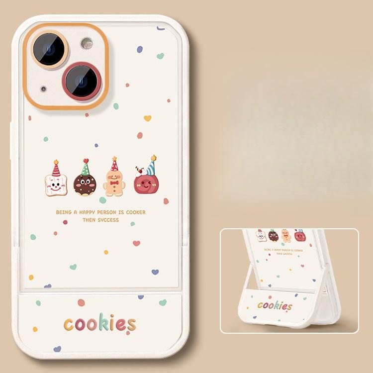 Cookie Man Подходит для 16promax Чехол для iPhone Iphone15 Невидимая подставка 14 Силиконовый 13/12 Милый 8