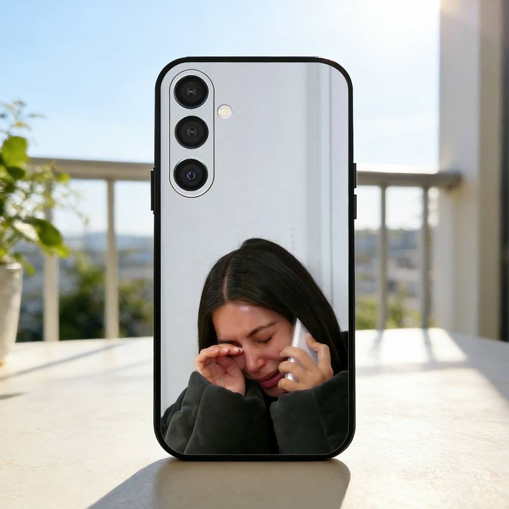 Чехол для телефона с мемами K-Kim K-Kardashian для Samsung A73,72,71,A52,51,40,41,A22,A32,31,A13, Мягкий черный корпус