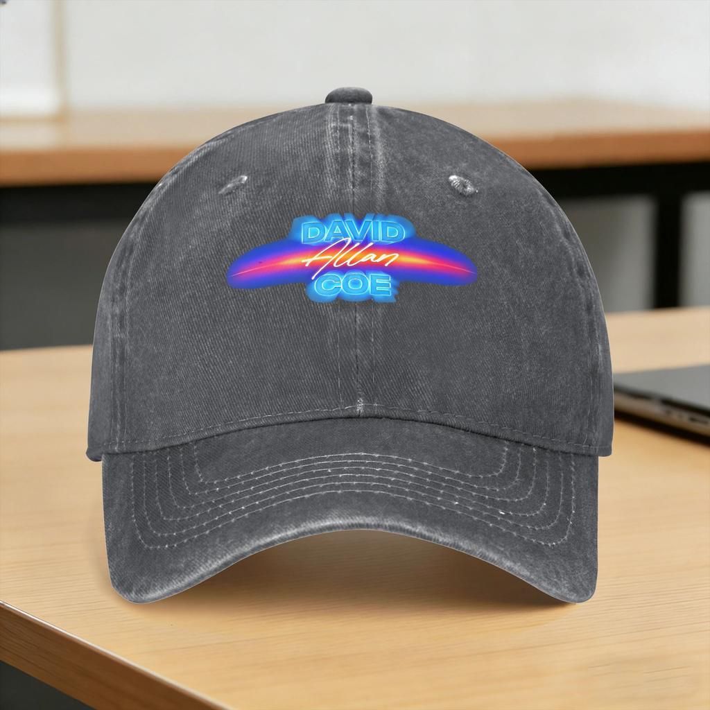 Washed Baseball Cap David Allan Coe Summer Trucker Hat For Couple Women  Streetwear Hunting Camping Sun Baseball Caps