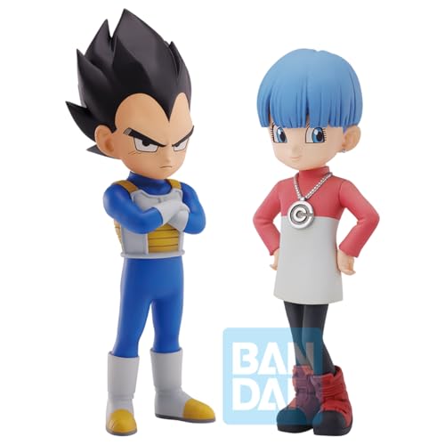 Фигурка Ichibansho - Dragon Ball DAIMA - Веджета (Мини) & Бульма (Мини) Коллекционная фигурка серии Master Series