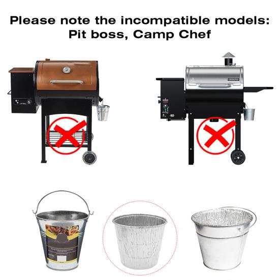 25 шт., одноразовое ведро для смазки, термостойкая фольга для барбекю, поддон для сбора жира, запасной комплект, аксессуары для гриля на открытом воздухе