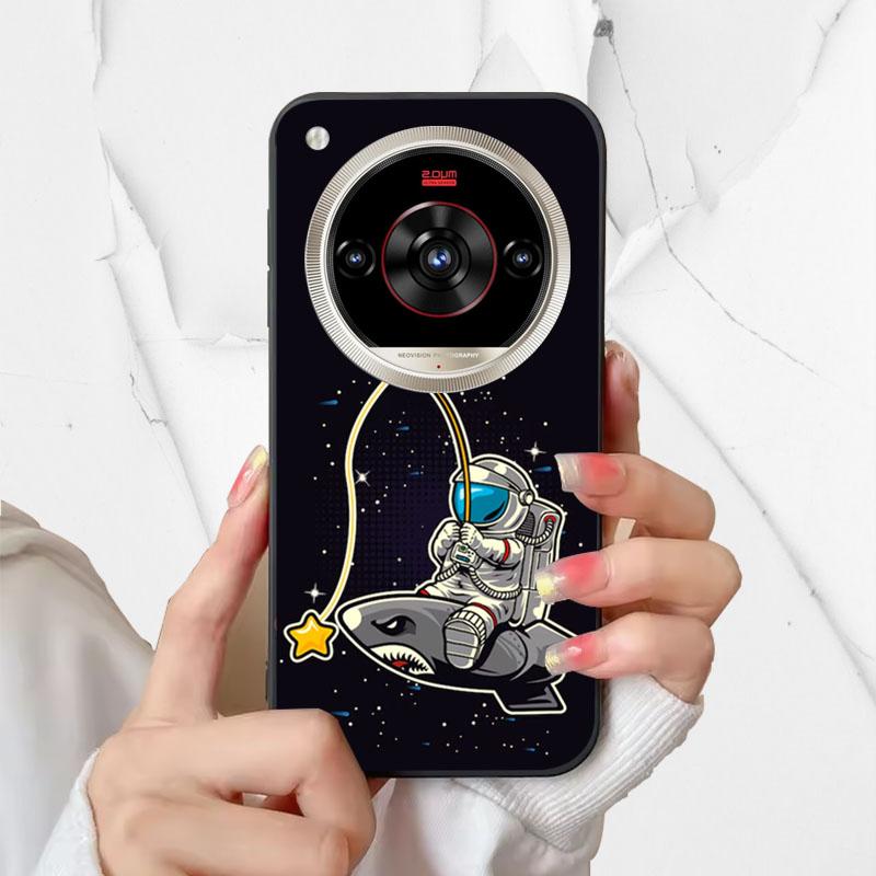 Fundas For ZTE Nubia Focus 2 Ultra Focus2Ultra Z2463N Fashion Astronaut Silicone Soft TPU Phone Case Cover Protective Shell Capa