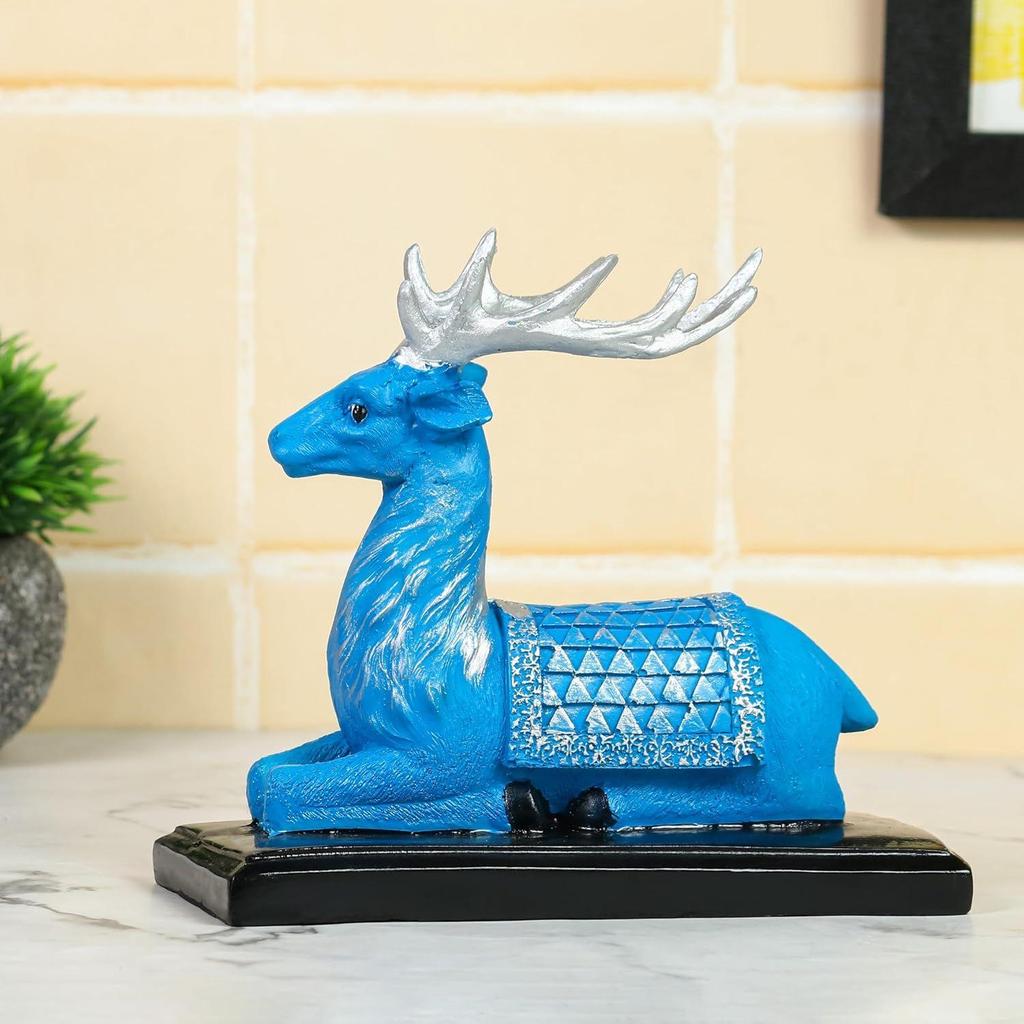 Peaceful Deer Sculpture for Home or Office: A Perfect Blend of Natural Elegance and Soothing Tranquility