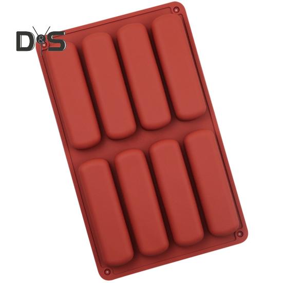 Форма для печенья с прозрачной текстурой, термостойкая, удобная форма для шоколадного печенья с 8 сетками