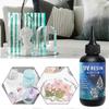 Clear Hard Uv Resin High Gloss Fast Curing Resin Yellowing Resistance