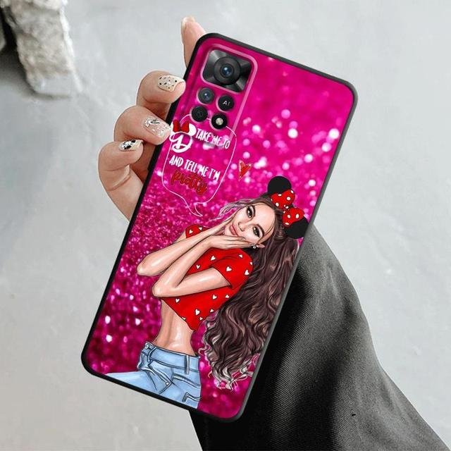 Чехол для телефона Xiaomi Redmi Note 12 11t 11s 11 10 8 Pro 9 9s 9t 8t для Mi 10 8 9a 9c 10c K40 для женщин Super Mom Baby Princess Queen