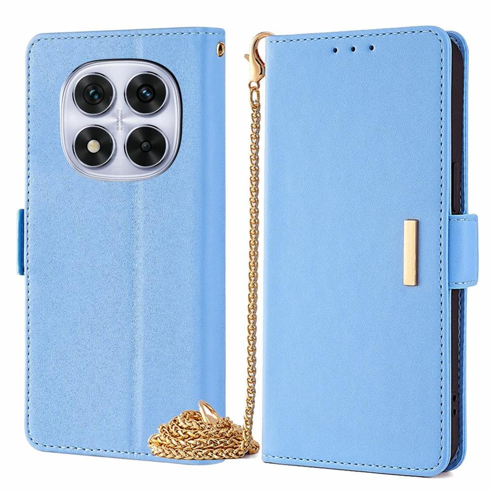 Phone Case For Xiaomi Redmi Note 14 Pro 5G/Note 14 Pro+ 5G/Poco X7 5G PU Leather Wallet Stand Cover with Crossbody Shoulder Strap