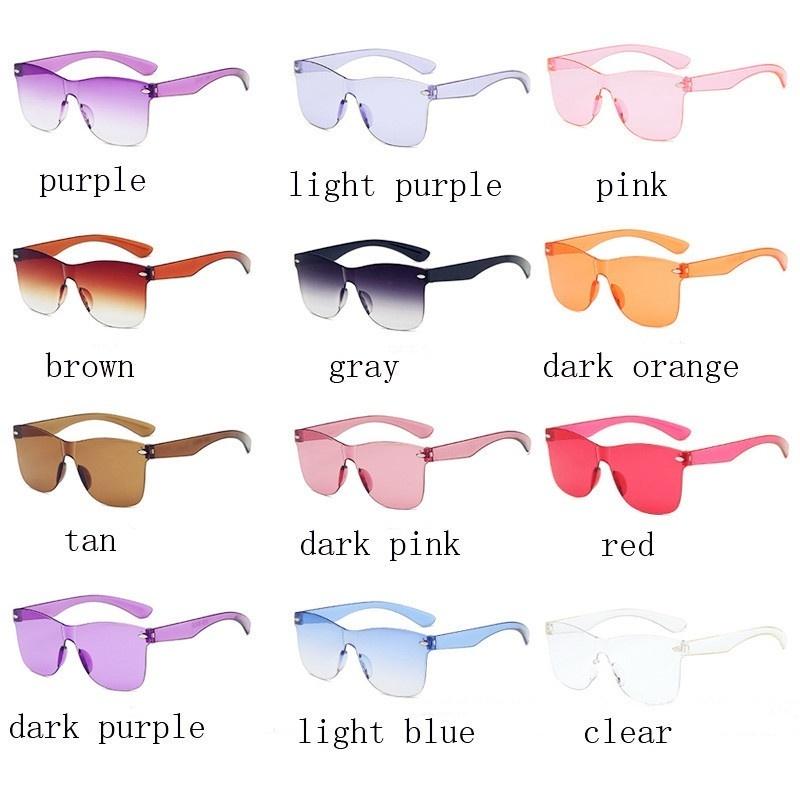 Женские цветные солнцезащитные очки