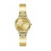Женские кварцевые часы Guess Tri Luxe с золотым циферблатом Gw0474l2