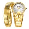 Marenkeller 2025 Women's Quartz Snake Watch with Diamond Set and IP Plating Design.
