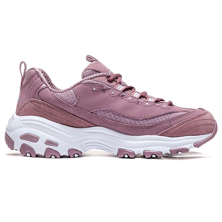 Skechers D'LITES Женские Розовые Низкие Кроссовки Дышащие Легкие Удобные 13142-MVE